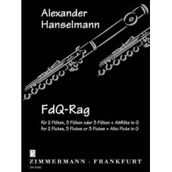 FdQ-Rag : für 2 Flöten, 3 Flöten - Alexander Hanselmann