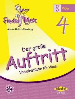 Fiedel-Max für Viola  - Der große Auftritt Band 4