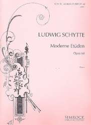 Moderne Etüden op.68 : für Klavier - Ludvig Theodor Schytte