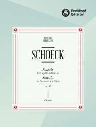 Sonate op.41 für Bassklarinette und Klavier : - Othmar Schoeck / Arr. Gustav Steidl