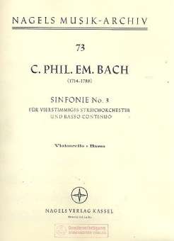 Sinfonie C-Dur Nr.3 Wq182,3 :