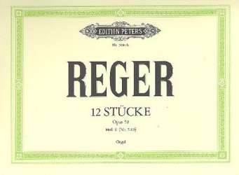 12 Orgelstücke op.59 Band 2 - Max Reger