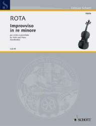 Improvviso re minore : per violino e - Nino Rota