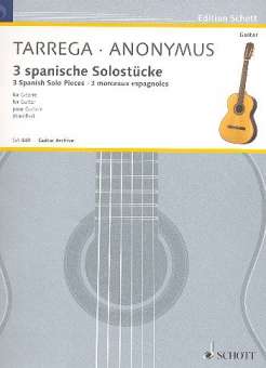 3 spanische Solostücke : für Gitarre