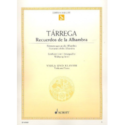 Recuerdos de la Alhambra : für Viola - Francisco Tarrega / Arr. Wolfgang Birtel