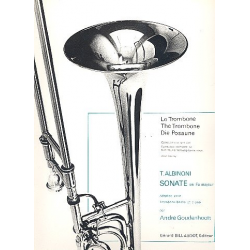 Sonate fa majeur : pour trombone - Tomaso Albinoni