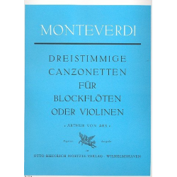 Dreistimmige Canzonetten : - Claudio Monteverdi