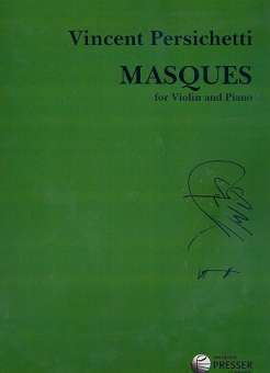 Masques op.99 : for violin and piano
