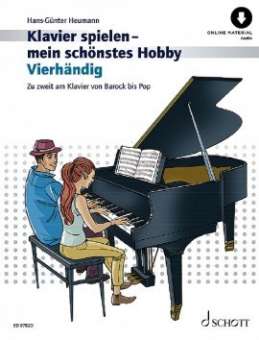 Klavierhändig - Zu zweit am Klavier von Barock bis Pop (mit Online-Material)