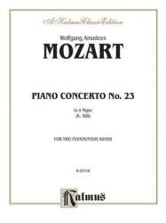 Mozart Piano Conc.#23 K488 2P4H - Wolfgang Amadeus Mozart