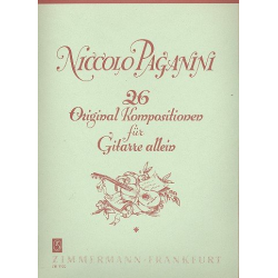 26 Originalkompositionen : - Niccolo Paganini / Arr. Erwin Schwarz-Reiflingen