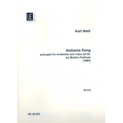 Alabama Song : for Ensemble (voice ad lib) - Kurt Weill
