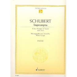 Impromptu B-Dur op.142,3 : für Klavier - Franz Schubert