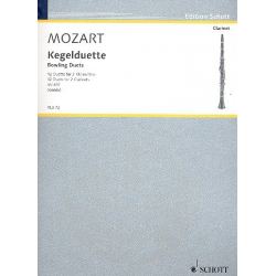 Kegelduette KV487 : für 2 Klarinetten - Wolfgang Amadeus Mozart