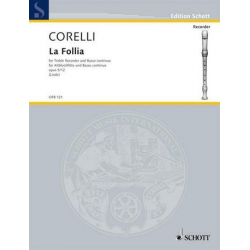 La Follia op.5,12 : für Altblockflöte - Arcangelo Corelli