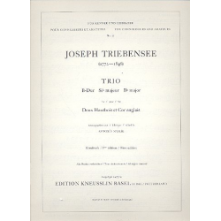 Trio B-Dur : - Joseph Triebensee