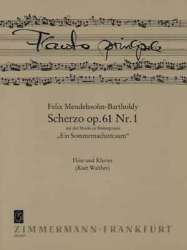 Scherzo op.61,1 : für Flöte - Felix Mendelssohn-Bartholdy / Arr. Kurt Walther