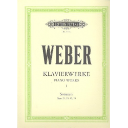 Klavierwerke Band 1 : Sonaten - Carl Maria von Weber