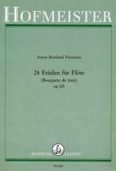24 Etüden op.125 : für Flöte solo - Anton Bernhard Fürstenau