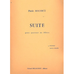 Suite : pour quatuor de flutes - Paule Maurice