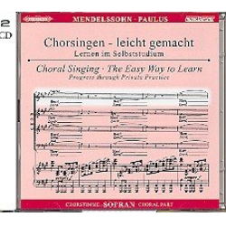 Paulus : CD Chorstimme Sopran und - Felix Mendelssohn-Bartholdy