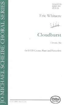 Cloudburst : for mixed chorus, piano