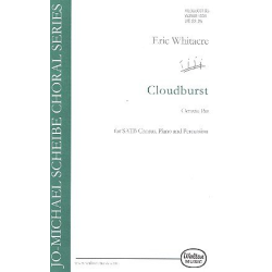 Cloudburst : for mixed chorus, piano - Eric Whitacre