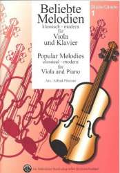 Beliebte Melodien Band 1 - Soloausgabe Viola und Klavier -Diverse / Arr.Alfred Pfortner