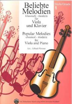 Beliebte Melodien Band 1 - Soloausgabe Viola und Klavier