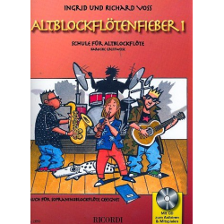 Altblockflötenfieber Band 1 (+CD) : Schule - Richard Voss