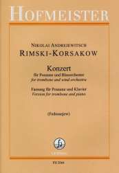 Konzert für Posaune und Klavier - Nicolaj / Nicolai / Nikolay Rimskij-Korsakov / Arr. N. Fedossejew