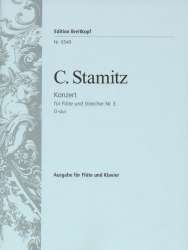 Konzert D-Dur Nr.3 : für Flöte - Carl Stamitz / Arr. Ulrich Haverkampf