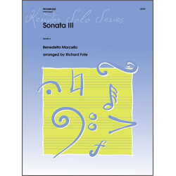 Sonata III - Benedetto Marcello / Arr. Richard Fote