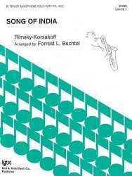 Song of India for tenor saxophone and piano - Nicolaj / Nicolai / Nikolay Rimskij-Korsakov / Arr. Forrest L. Buchtel
