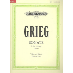 Sonate G-Dur op.13 : für Violine und Klavier - Edvard Grieg