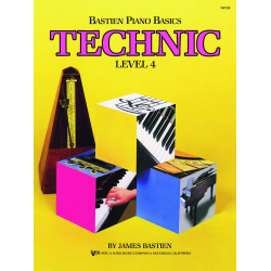 Bastien Piano Basics : Technic Level 4 (English Book) - Jane and James Bastien
