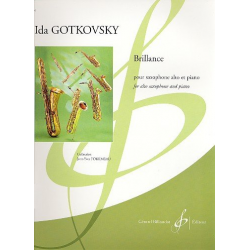Brillance : pour saxophone alto et - Ida Gotkovsky