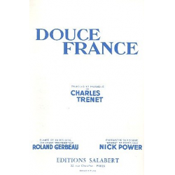 Douce France : pour chant et piano - Charles Trenet