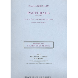 Pastorale op.75bis : pour flute, - Charles Louis Eugene Koechlin