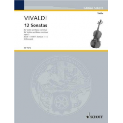 12 Sonaten op.2 Band 1 : für - Antonio Vivaldi