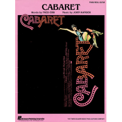 Cabaret : for piano/vocal/guitar - John Kander