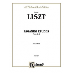 Liszt Paganini Etudes 1-6 P/S - Franz Liszt