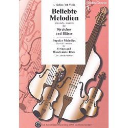 Beliebte Melodien Band 1 - 4. Violine (Bordun) -Diverse / Arr.Alfred Pfortner