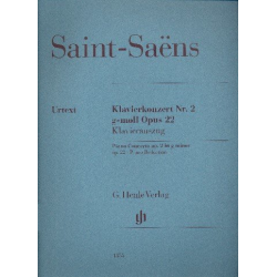 Konzert g-Moll Nr.2 op.22 für Klavier und Orchester : - Camille Saint-Saens