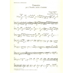 Konzert : für 2 Trompeten, Streichorchester - Francesco Onofrio Manfredini