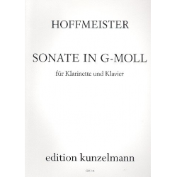 Sonate g-Moll : für Klarinette - Franz Anton Hoffmeister
