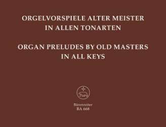 Orgelvorspiele alter Meister in allen Tonarten - Diverse / Arr. Hermann Keller