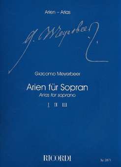 Arien für Sopran Band 1 : für Sopran