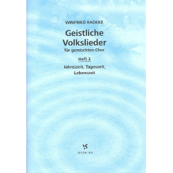 Geistliche Volkslieder Band 3 : - Winfried Radeke