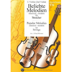 Beliebte Melodien Band 2 - 2. Violine - Diverse / Arr. Alfred Pfortner